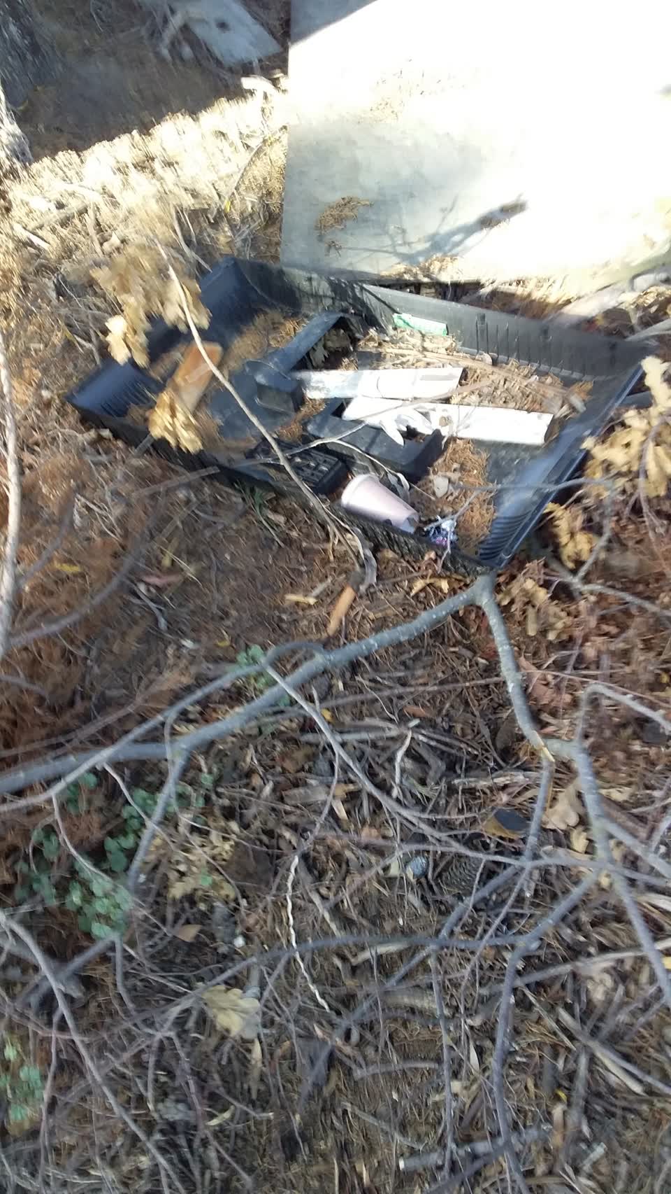 The photograph attached to this rubbish/recycling report