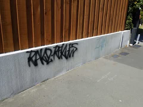 Graffiti, a report photo