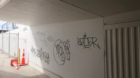 Graffiti, a report photo