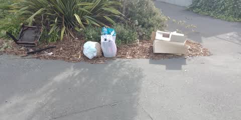 Rubbish/Recycling, a report photo