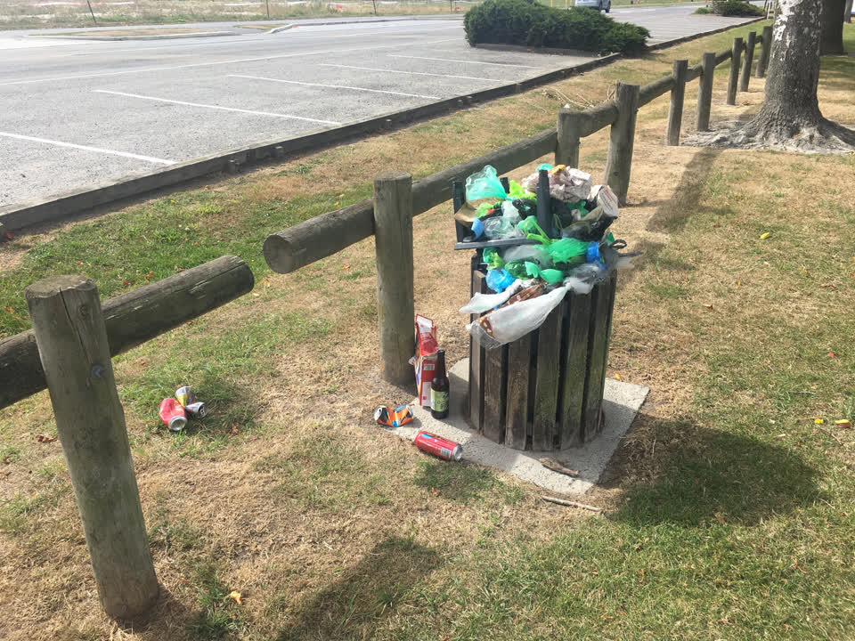 The photograph attached to this rubbish/recycling report