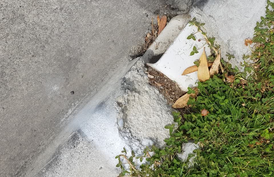 The photograph attached to this wastewater/stormwater report