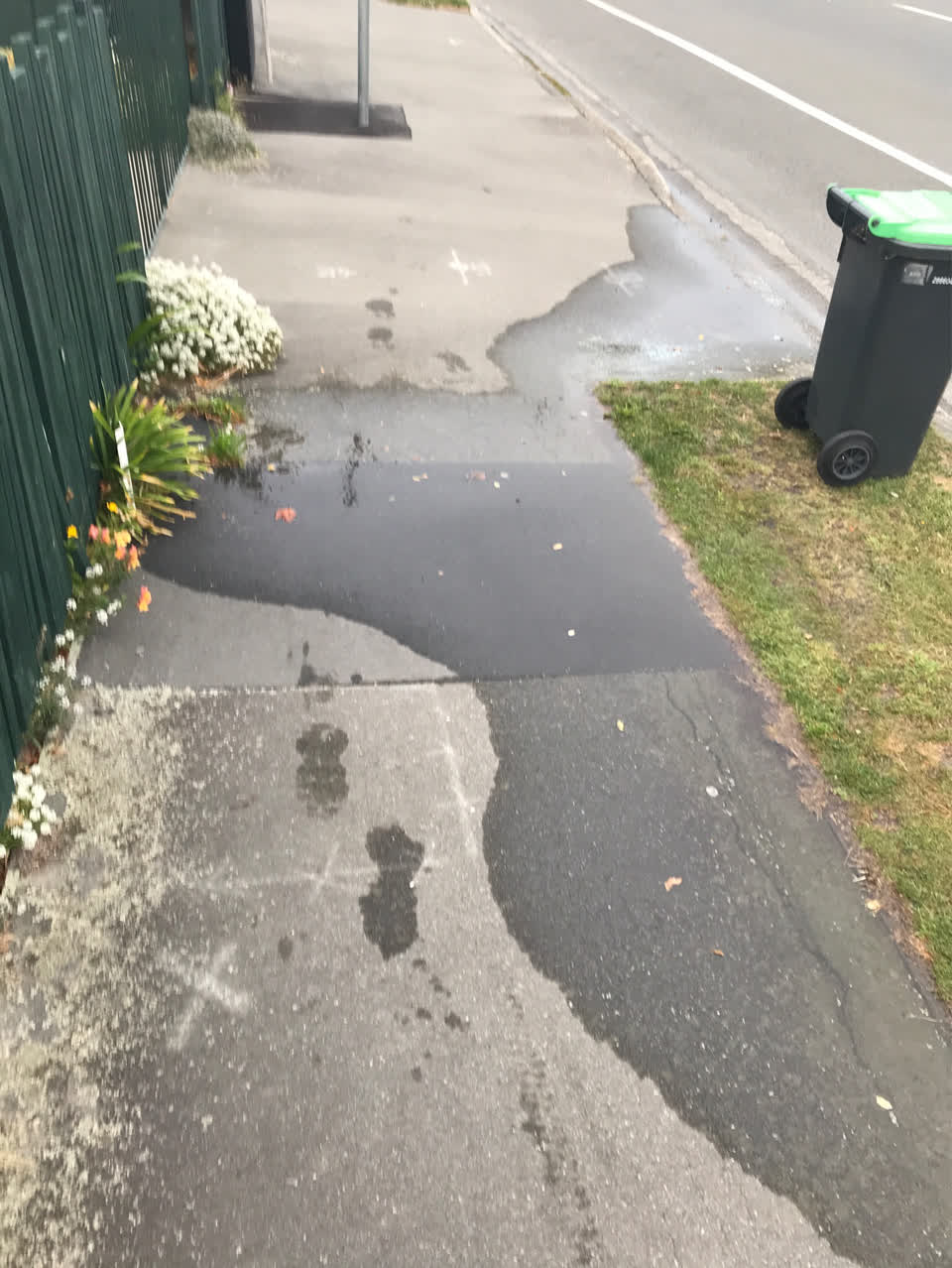 The photograph attached to this water supply report