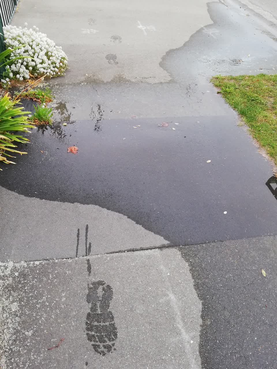 The photograph attached to this water supply report