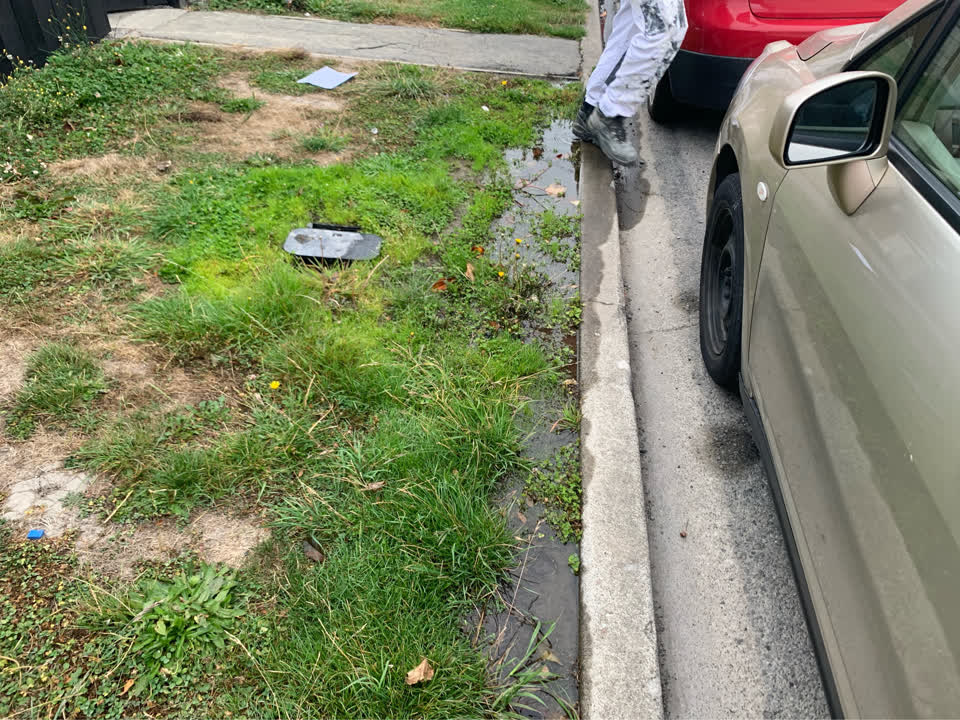 The photograph attached to this water supply report