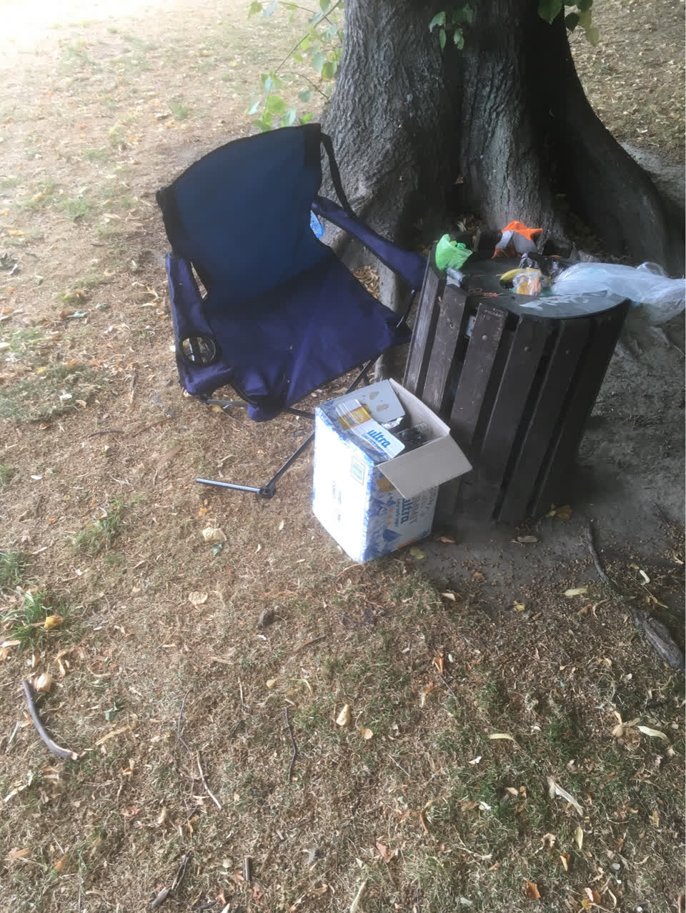 The photograph attached to this parks report
