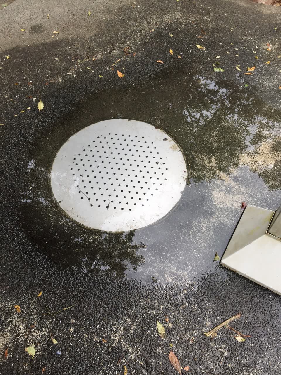 The photograph attached to this wastewater/stormwater report
