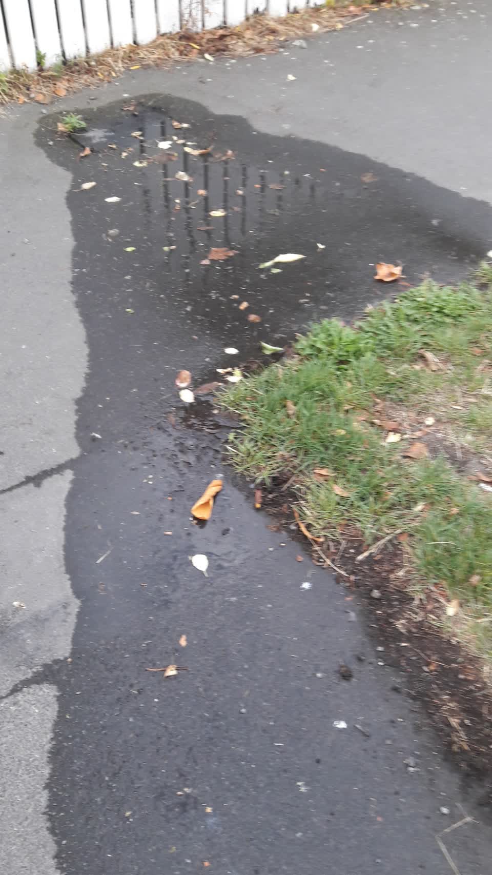 The photograph attached to this wastewater/stormwater report