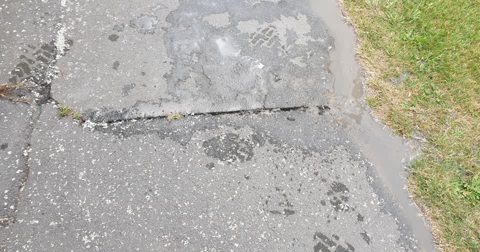 The photograph attached to this wastewater/stormwater report