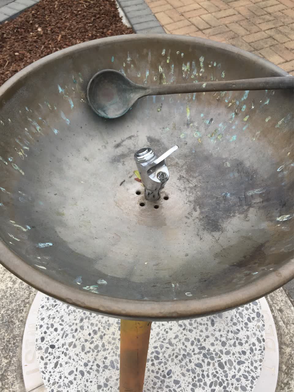 The photograph attached to this water supply report