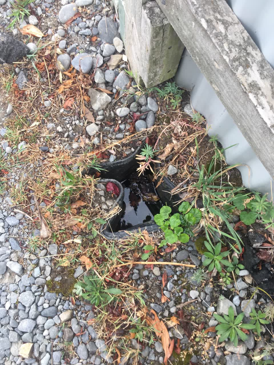 The photograph attached to this wastewater/stormwater report