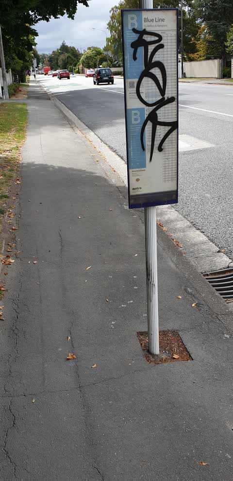 Graffiti, a report photo