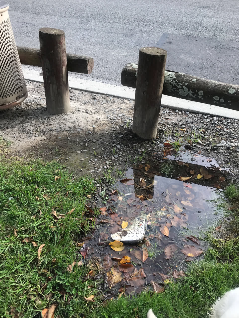 The photograph attached to this wastewater/stormwater report