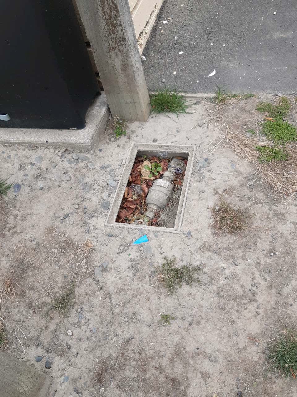 The photograph attached to this water supply report