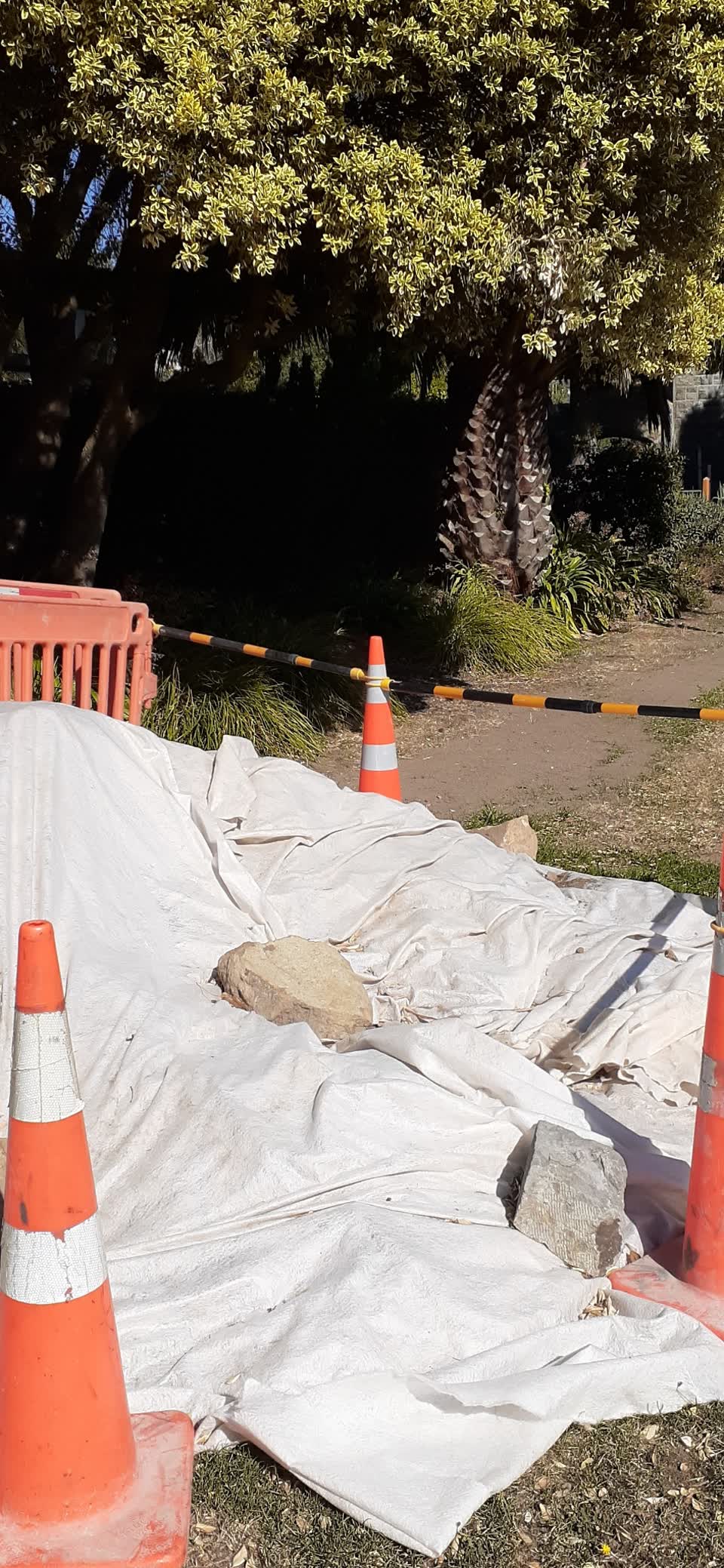 The photograph attached to this wastewater/stormwater report