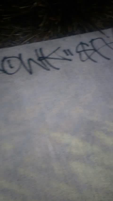 Graffiti, a report photo