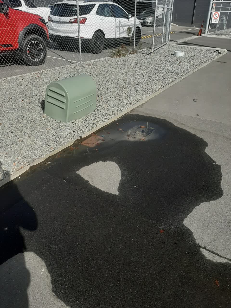 The photograph attached to this water supply report