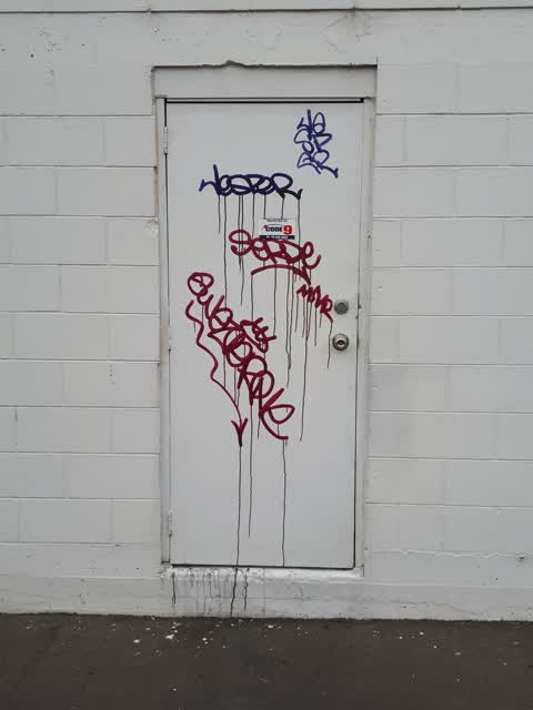 Graffiti, a report photo