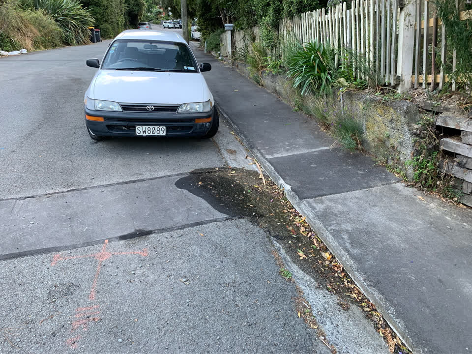 The photograph attached to this wastewater/stormwater report
