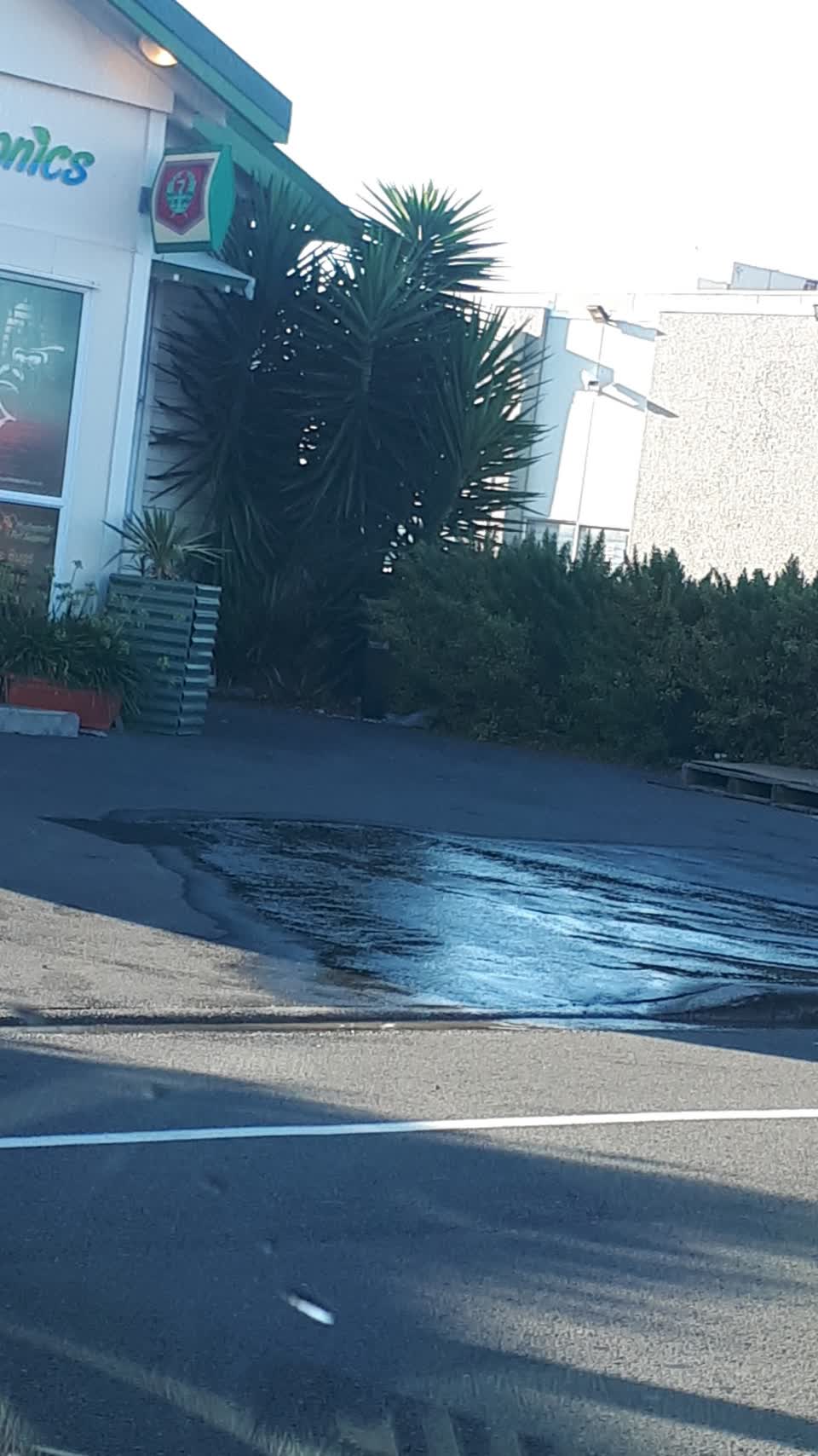 The photograph attached to this flooding report