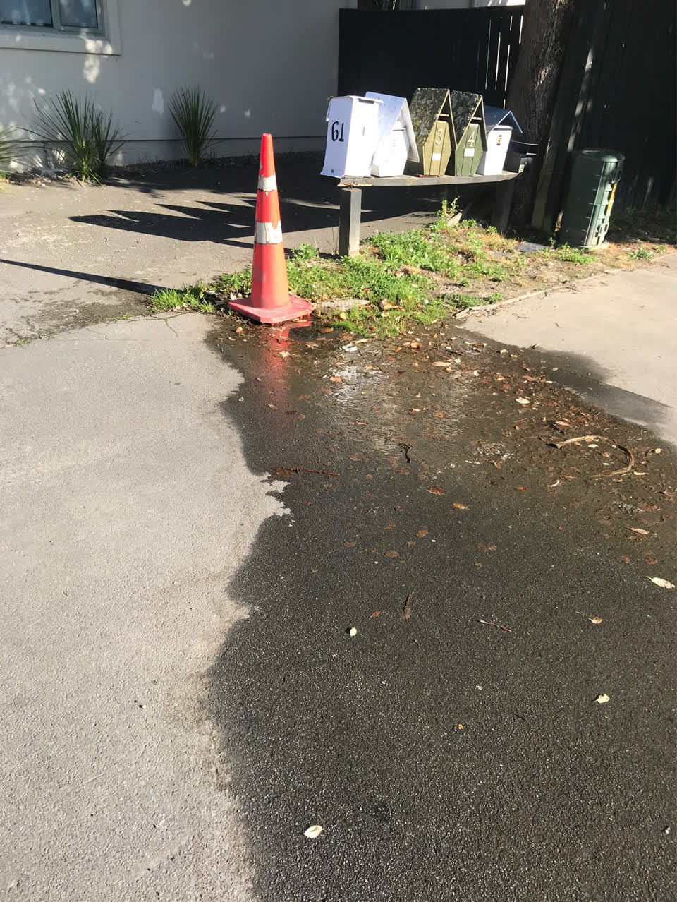 The photograph attached to this wastewater/stormwater report