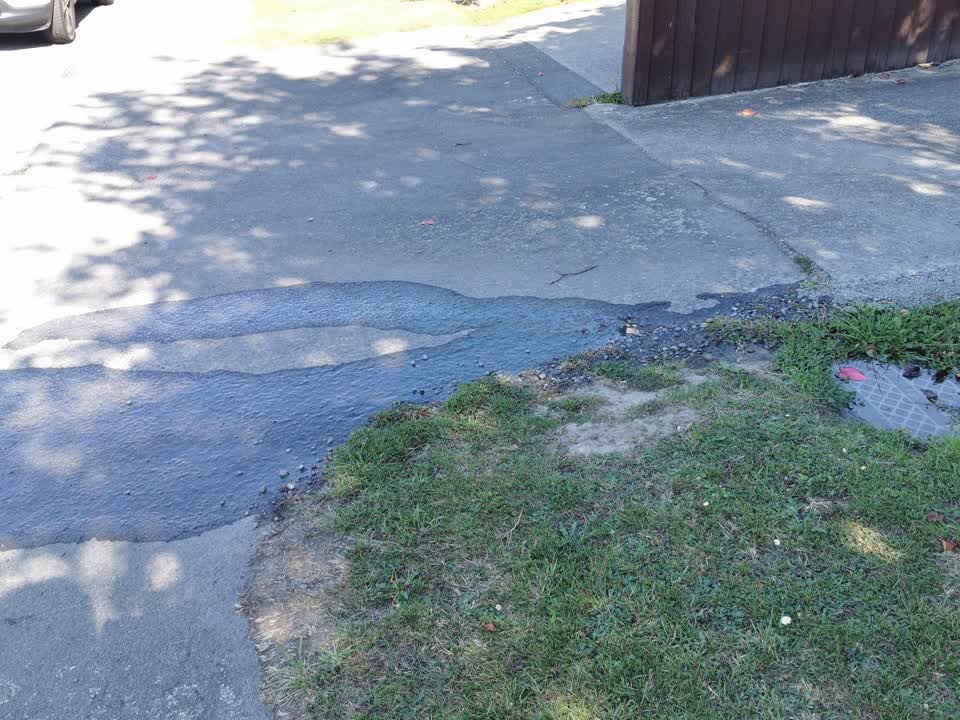 The photograph attached to this wastewater/stormwater report