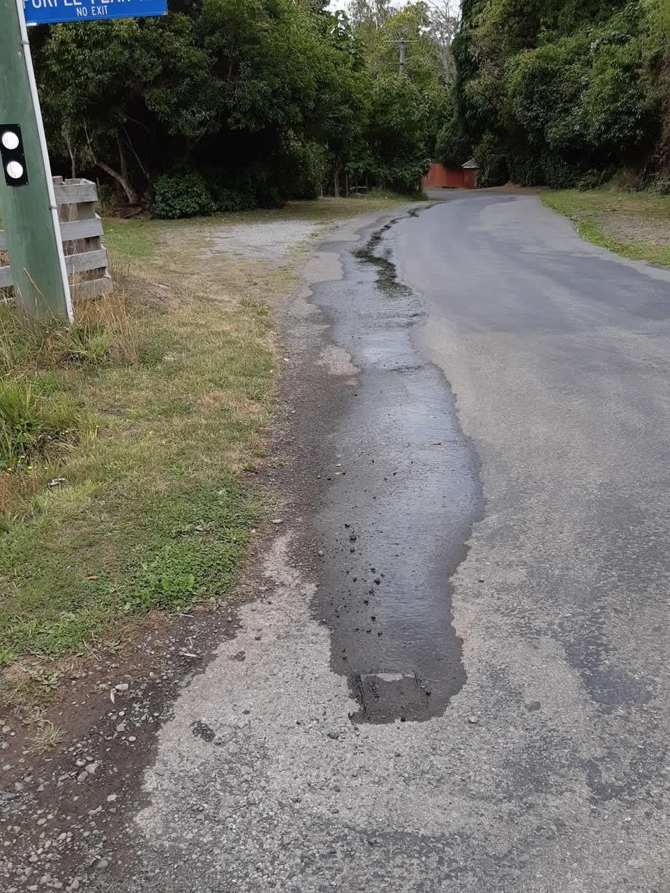 The photograph attached to this water supply report