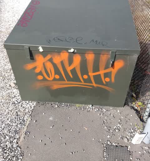Graffiti, a report photo
