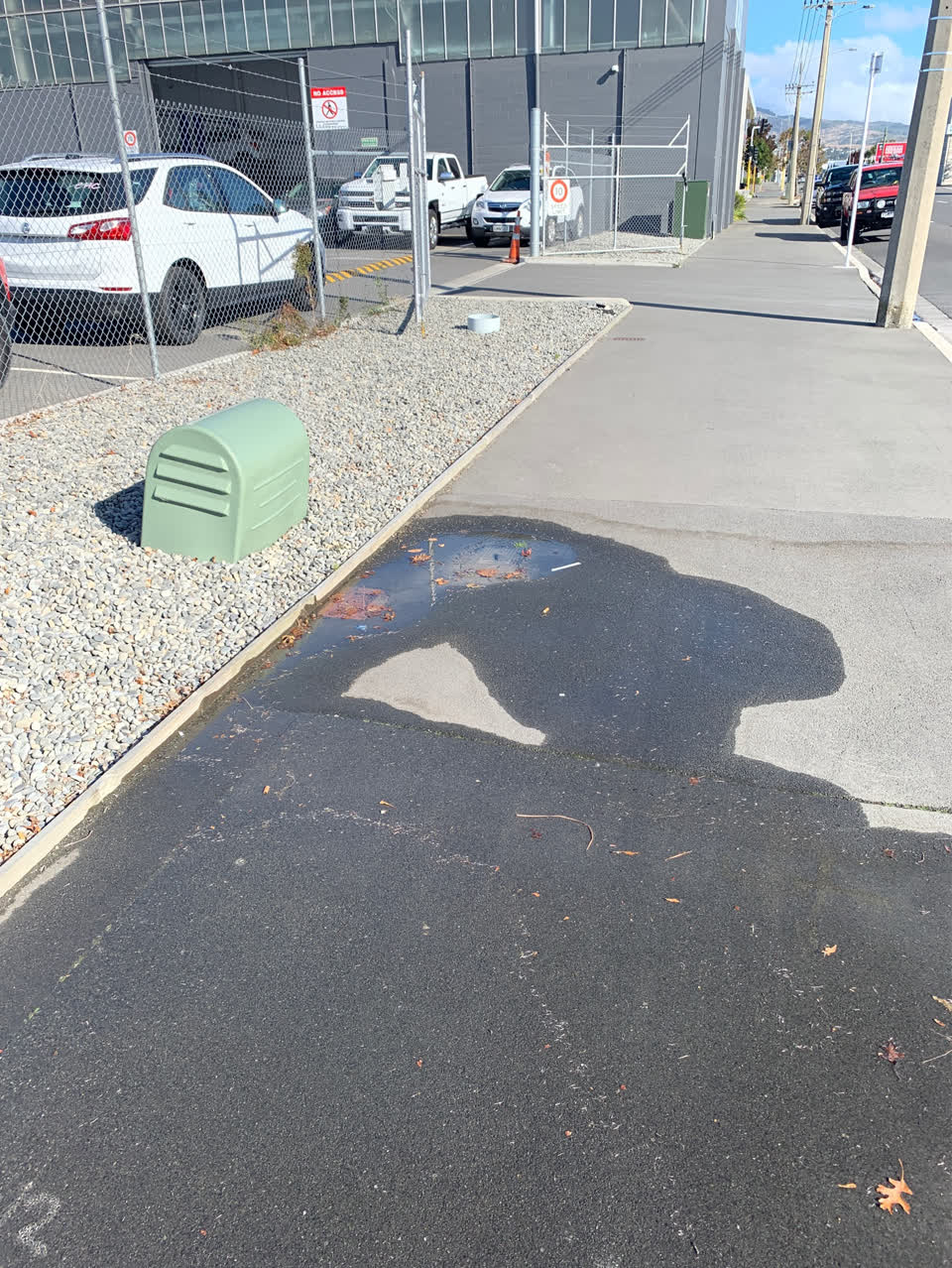 The photograph attached to this water supply report