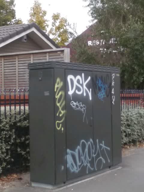 Graffiti, a report photo