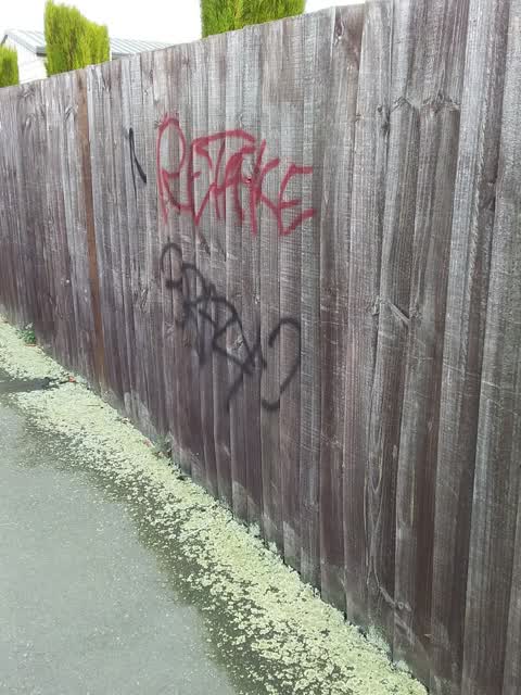 Graffiti, a report photo