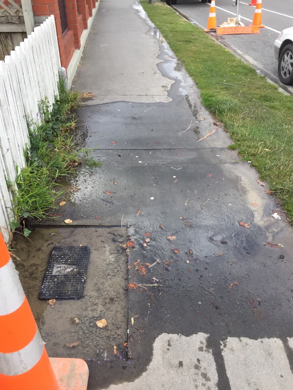The photograph attached to this water supply report