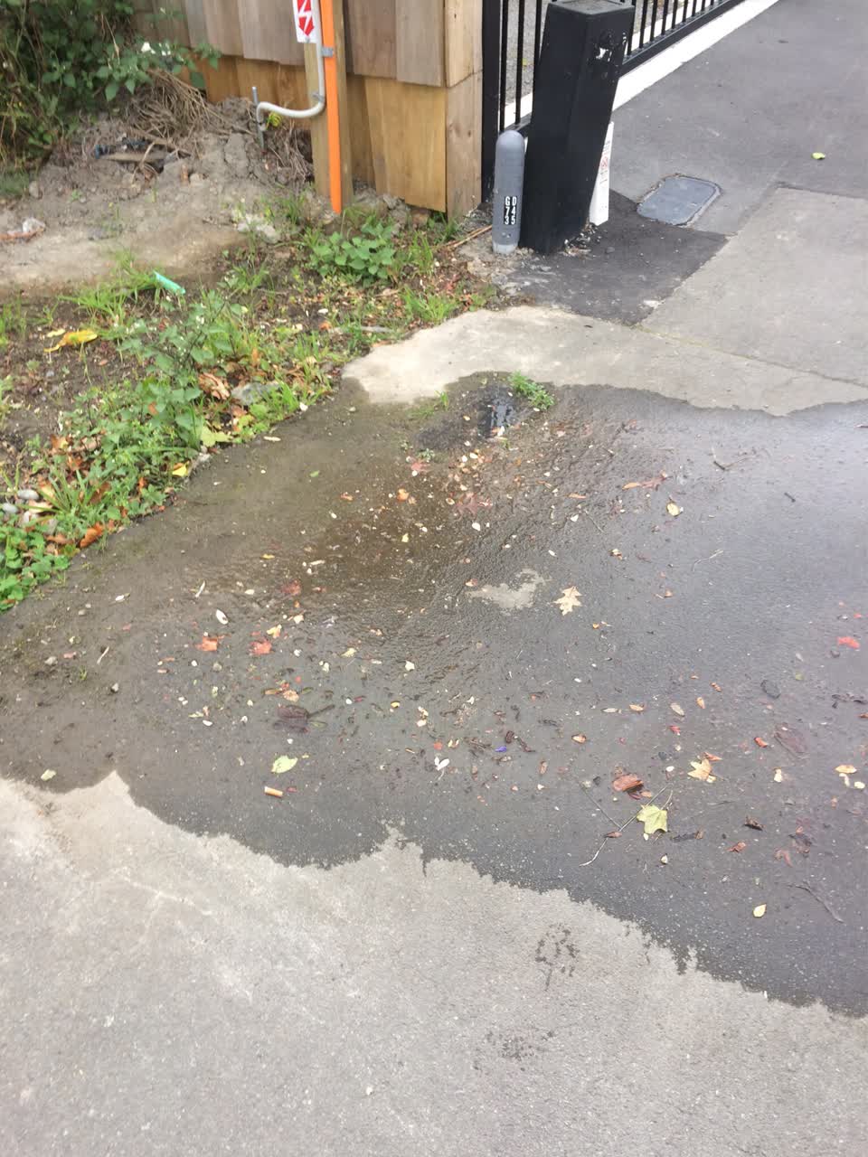 The photograph attached to this water supply report
