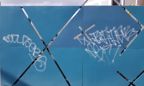 Graffiti, a report photo