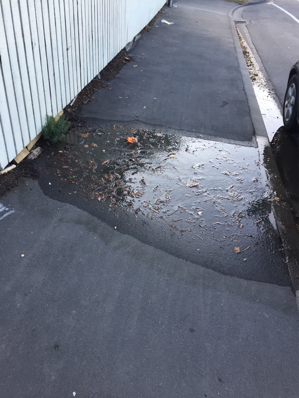 The photograph attached to this water supply report