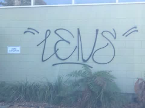 Graffiti, a report photo