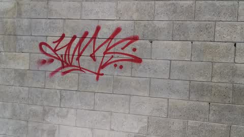 Graffiti, a report photo