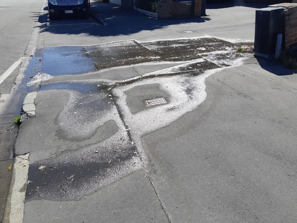The photograph attached to this water supply report