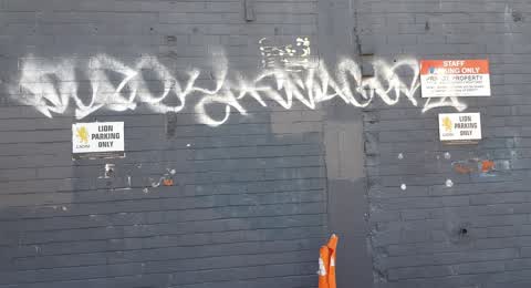 Graffiti, a report photo