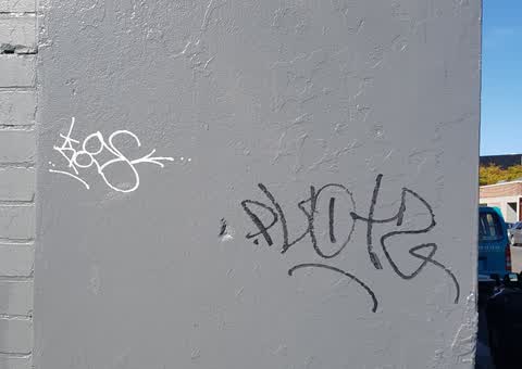 Graffiti, a report photo
