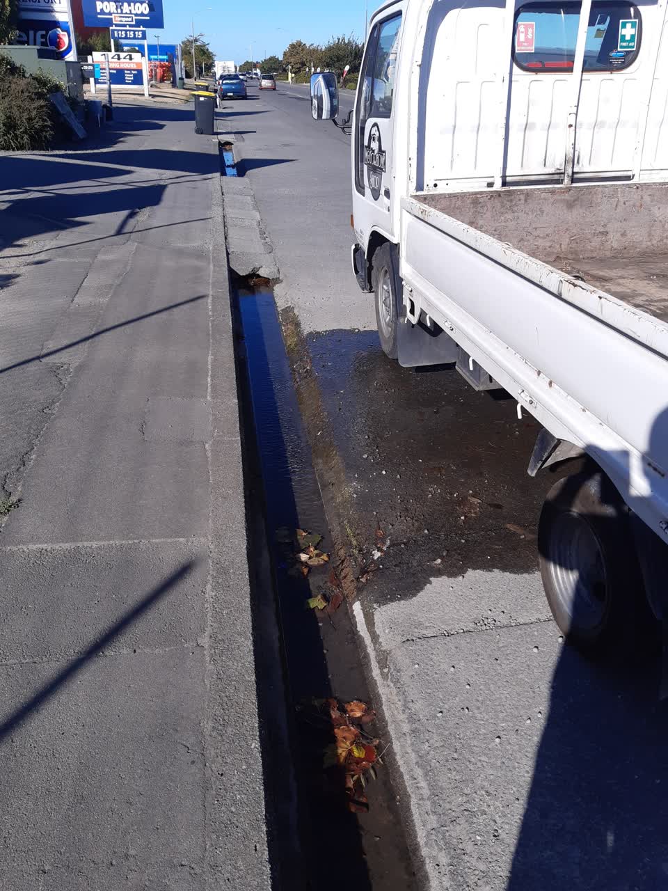 The photograph attached to this water supply report