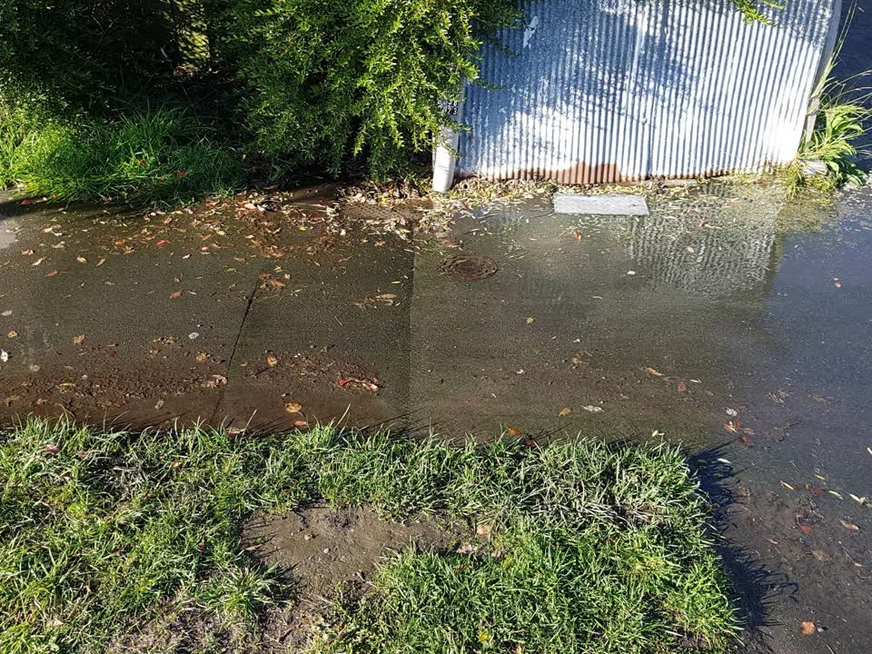 The photograph attached to this water supply report