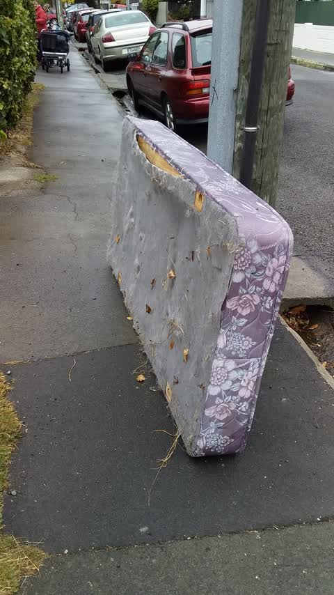 Rubbish/Recycling, a report photo