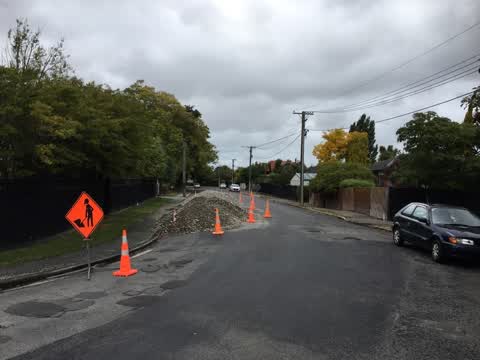 Roading/Streets, a report photo