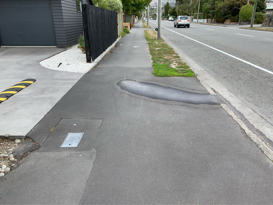The photograph attached to this wastewater/stormwater report