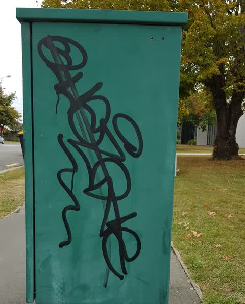 Graffiti, a report photo