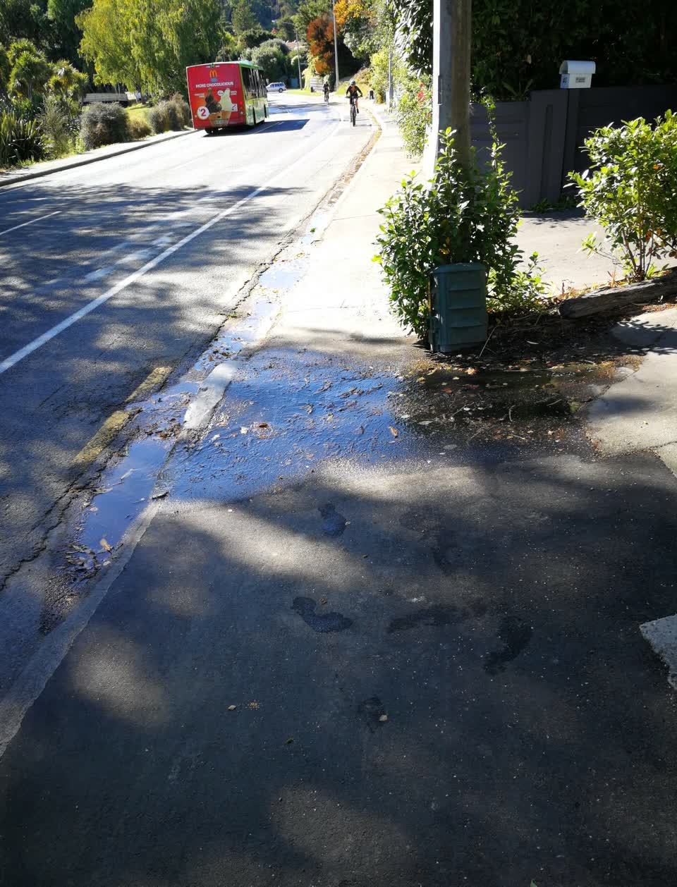 The photograph attached to this water supply report