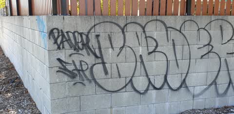 Graffiti, a report photo