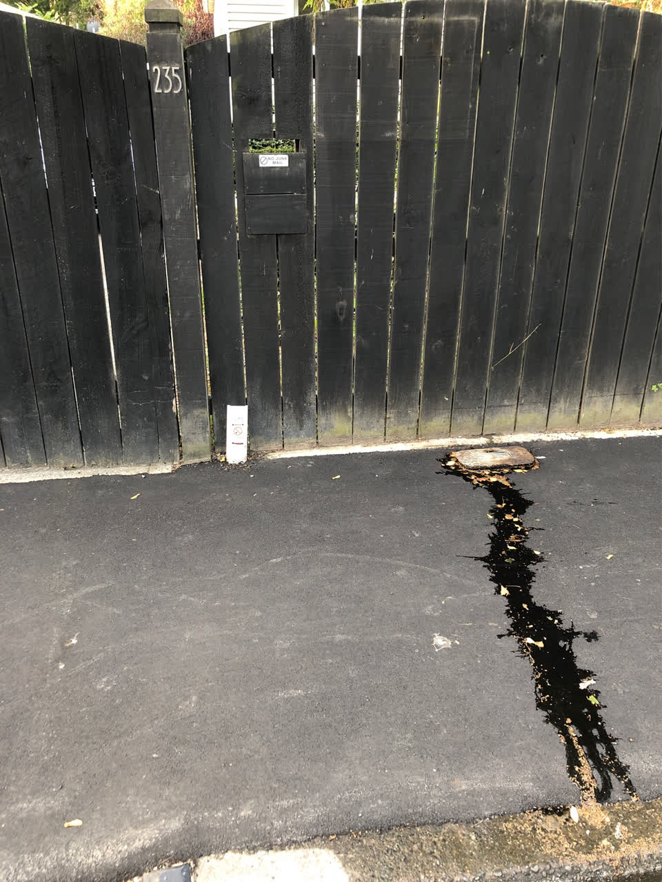 The photograph attached to this water supply report