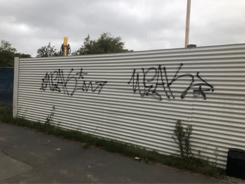 Graffiti, a report photo